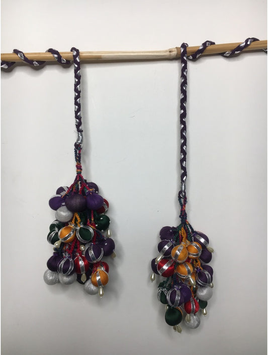 'GULREZ' Multicolor Hand Crafted Tassels