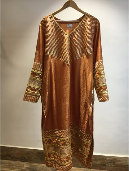 'BASRA' Handloom Chanderi Silk Kurta