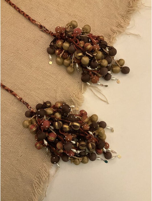 'MEHRAAB' Multicolor Hand Crafted Tassels