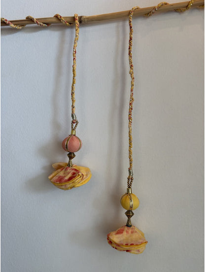'TITLI' Yellow Hand Crafted Tassels