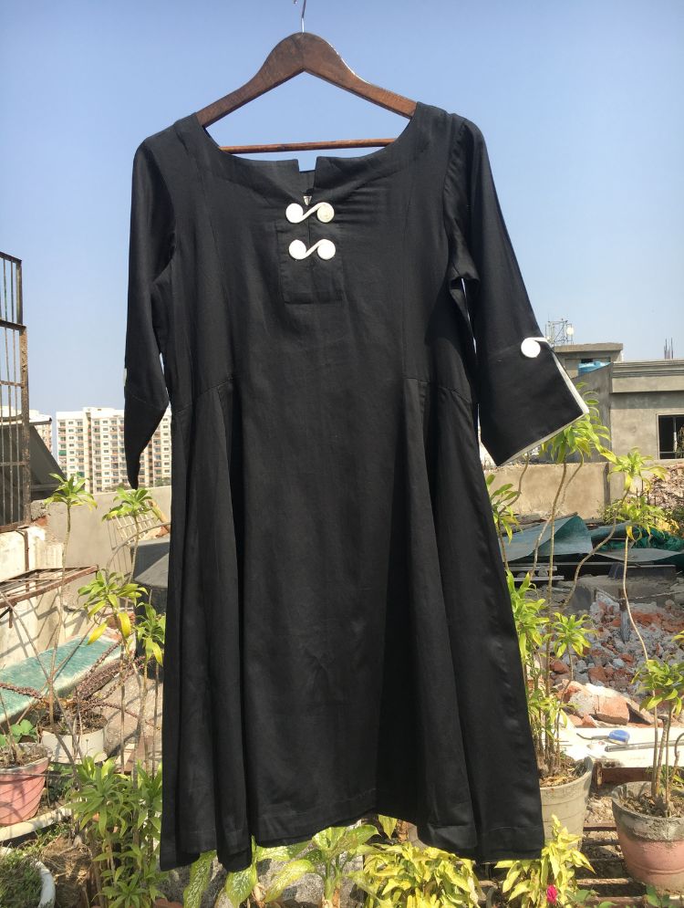 Studio Sample - 'AAKRITI' Cotton Silk Dress
