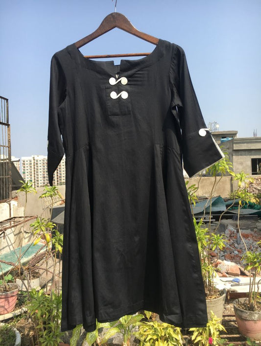 Studio Sample - 'AAKRITI' Cotton Silk Dress