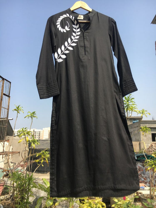 Studio Sample - 'PANKHUDI' Cotton Silk Kurta