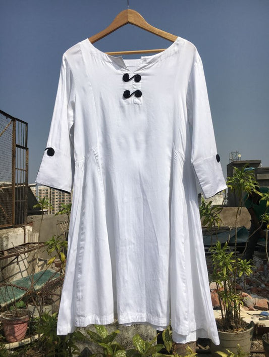 Studio Sample - 'AAKRITI' Cotton Silk Dress
