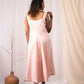 'ROSEMARY' Blush Pink Mulmul Cotton Dress