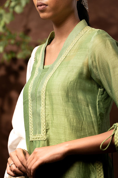 Handloom Chanderi Silk Kurta