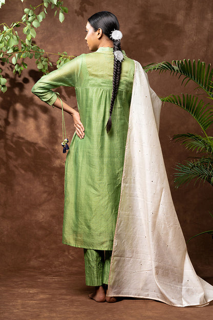 Handloom Chanderi Silk Kurta