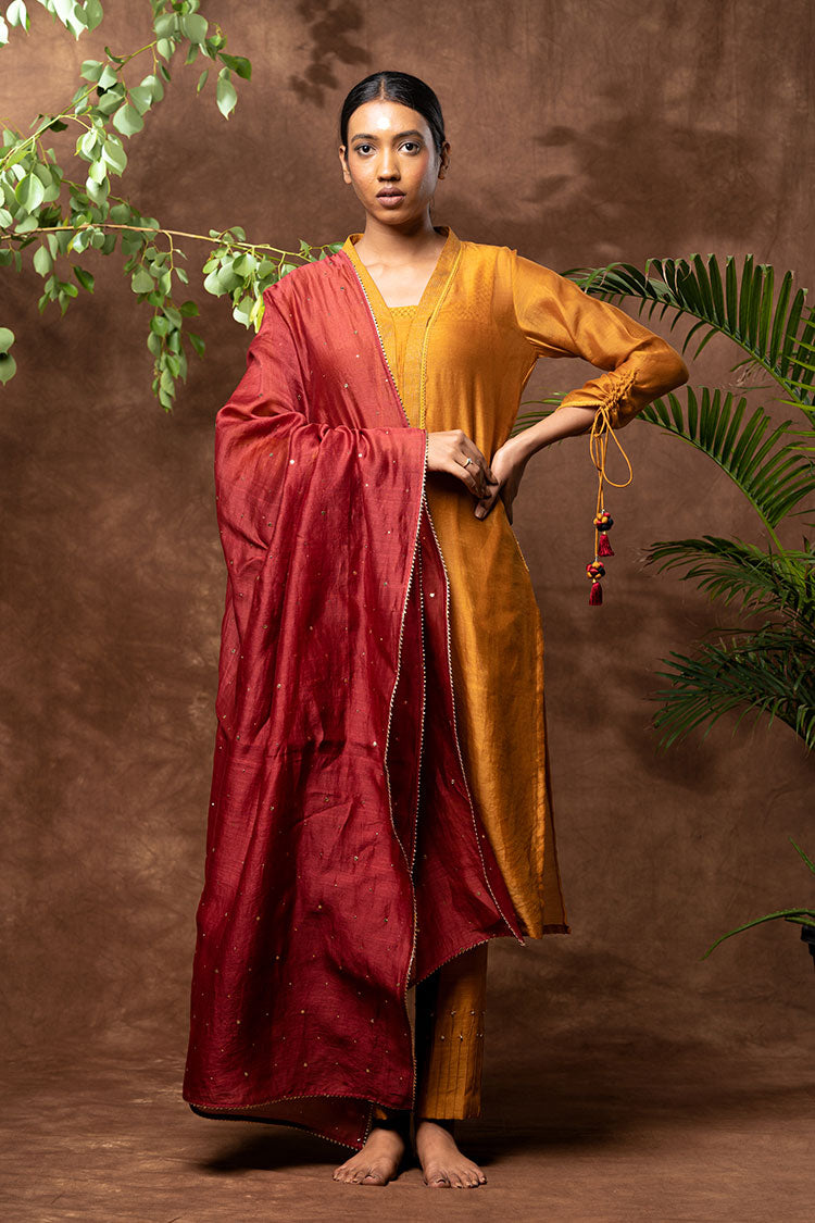 Handloom Chanderi Silk Dupatta