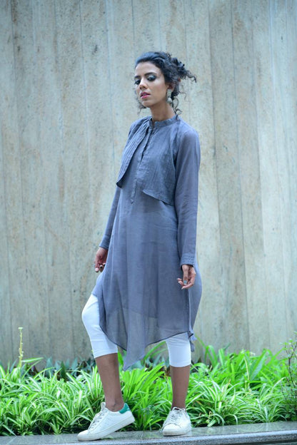 'TIGHT HUG' Mulmul Cotton Dress