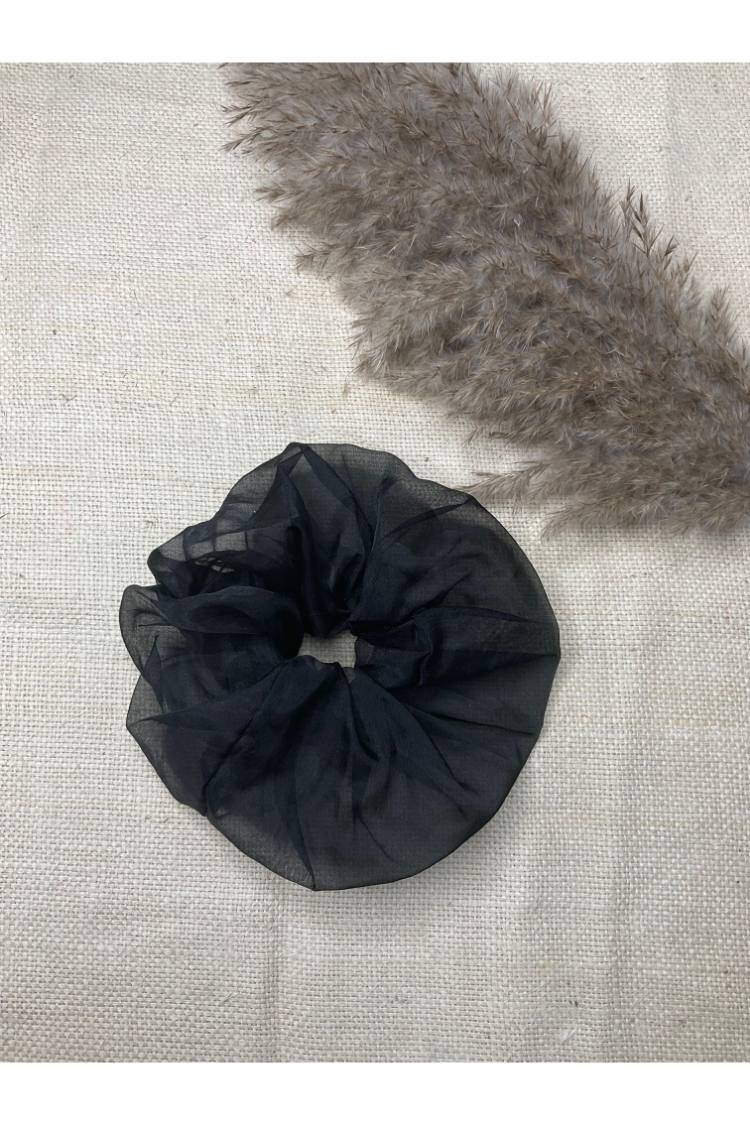 Zero Waste Oversized Organza Scrunchies