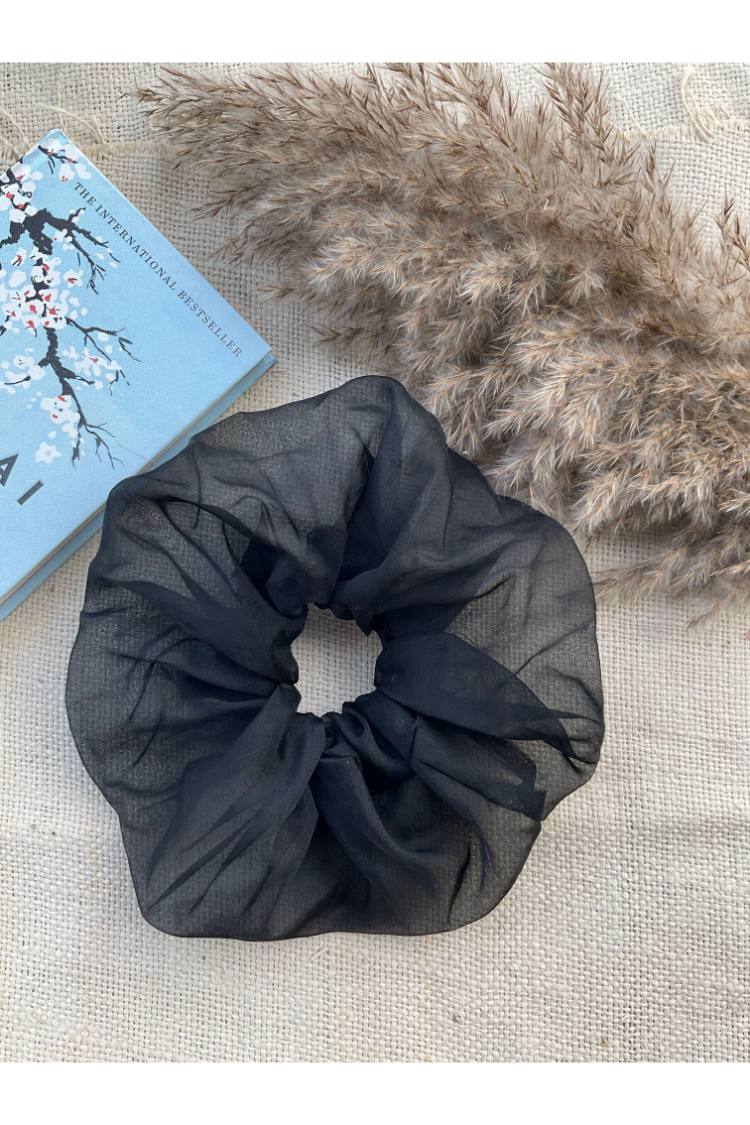 Zero Waste Oversized Organza Scrunchies