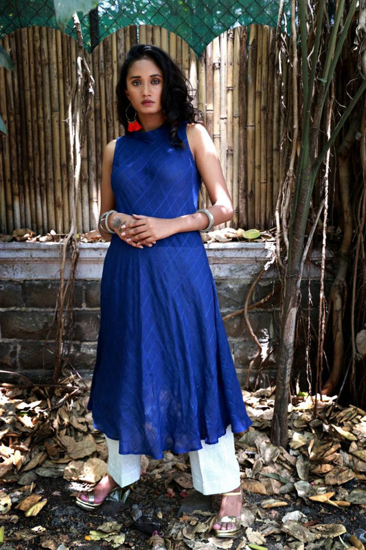 'PEBBLES' Mulmul Cotton Dress