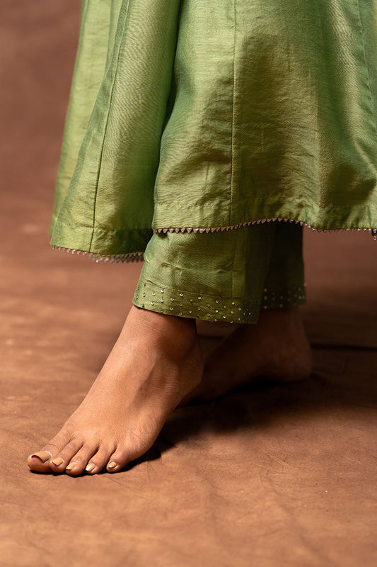 Handloon Chanderi Silk Pant