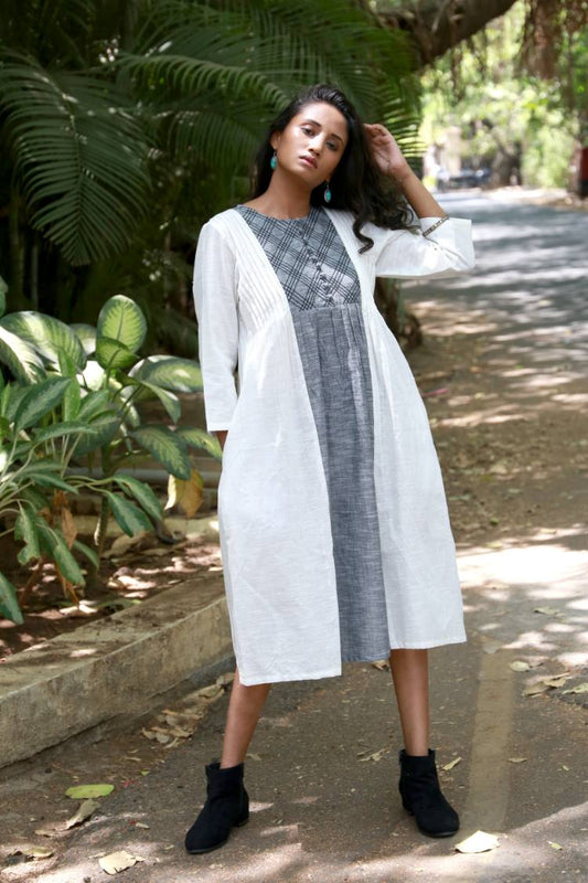 'RAVISH KNIT' Handspun Cotton Dress